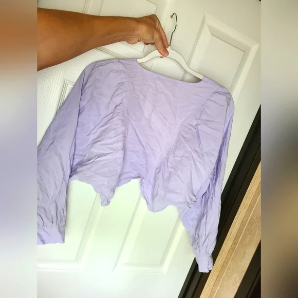 Zara long sleeve cropped top - Picture 4 of 6